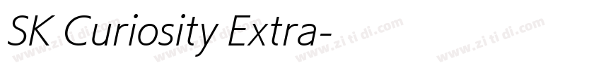 SK Curiosity Extra字体转换